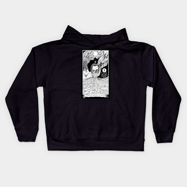 Resurrection - The Tarot Restless Kids Hoodie by WinslowDumaine